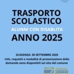 MARANO. Al via le domande per il trasporto scolastico per gli alunni con disabilità