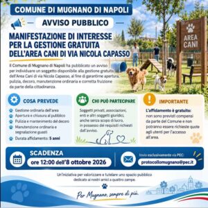 MUGNANO. Area Cani di via Capasso: dopo le polemiche estive il Comune cerca gestori a costo zero