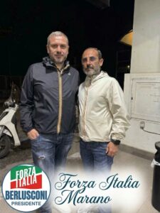 MARANO. Forza Italia: Emanuele Nastro aderisce al partito. Il Coordinatore Cecere: “Uniti per il bene della città”